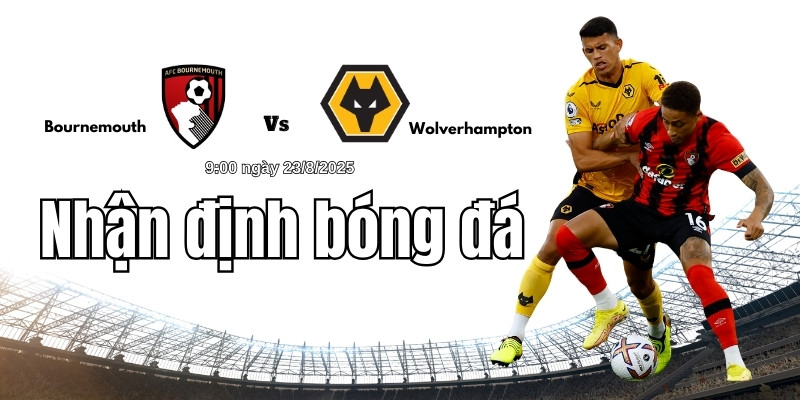 Nhận định bóng đá Bournemouth vs Wolvehampton lúc 9:00 ngày 23/8
